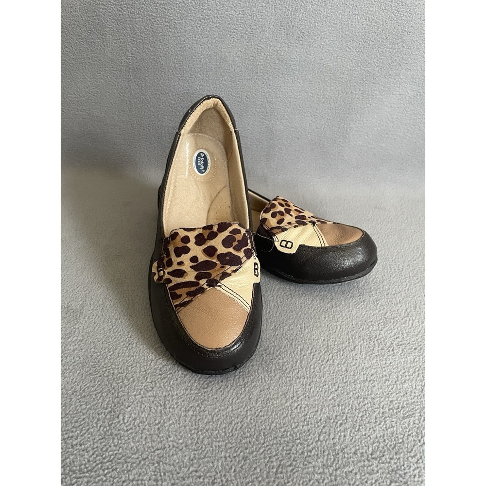 Dr Scholls Womens Sz 7w Double Pillow Insole Loafers Slip On Eb6-nc
